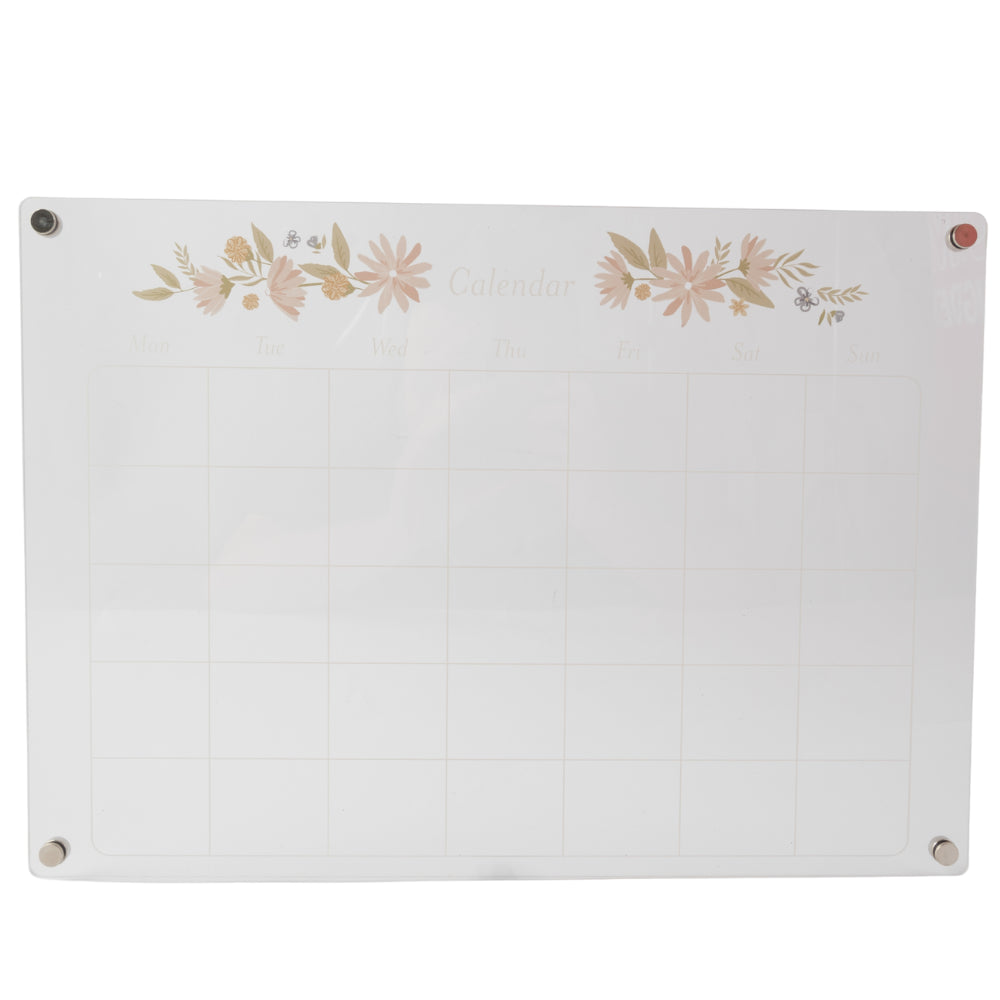 A3 Acrylic Weekly/Family Fridge Calendar